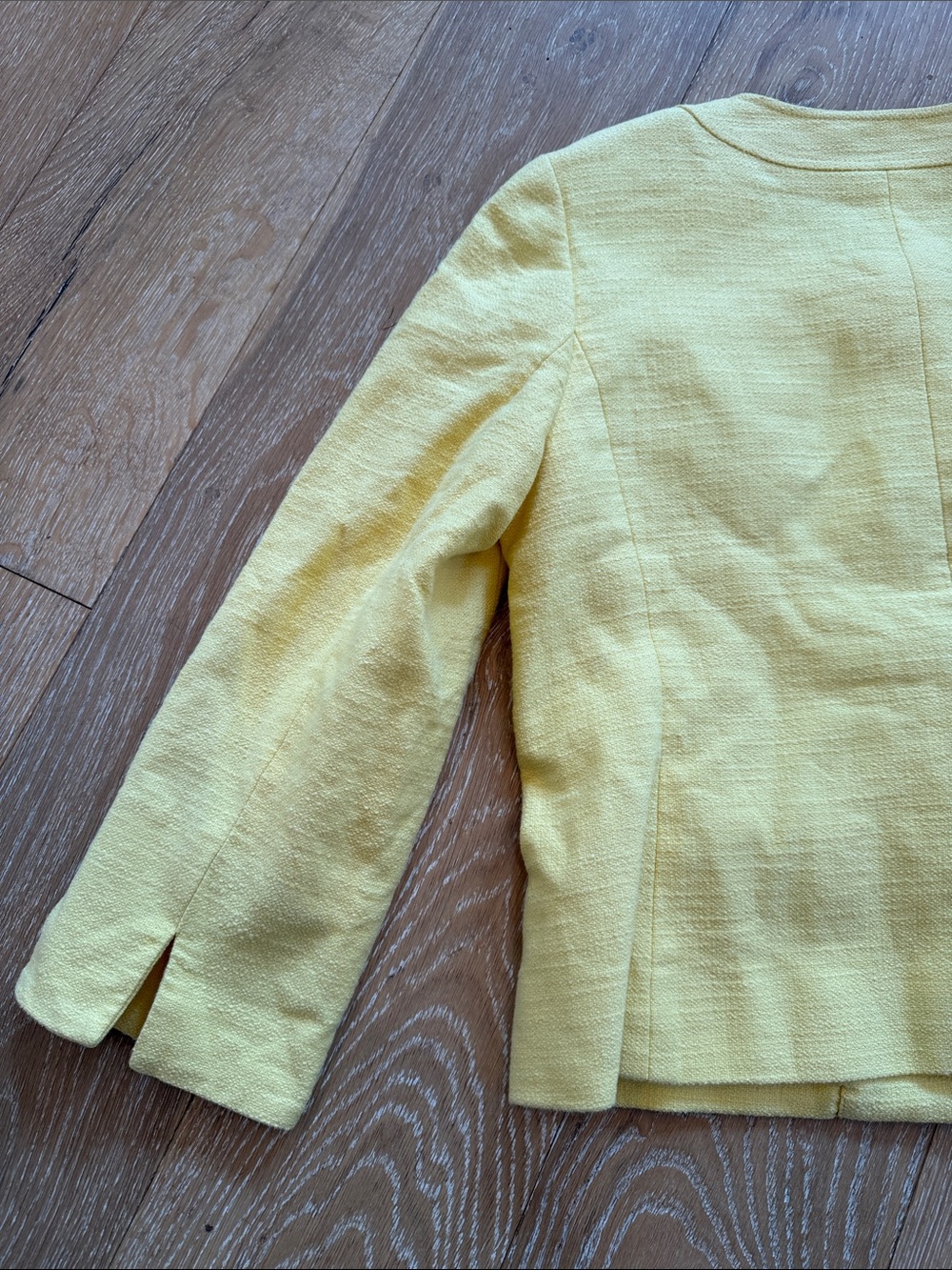 Talbots Yellow Blazer Size 6 - Picture 7 of 8